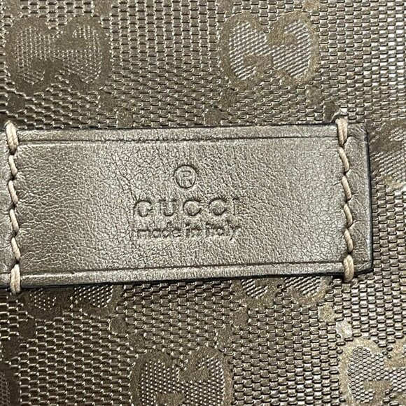 Gucci GG Imprime Tote Brown Metallic (174386) - Picture 8 of 12
